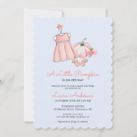 Cute Pink and Blue Girl Dress Baby shower