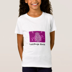 Cute Pink and Purple Ladybug T-Shirt