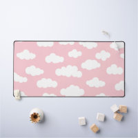 Cute Pink and White Pastel Clouds