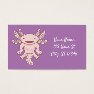 Cute Pink Axolotl Thunder_Cove