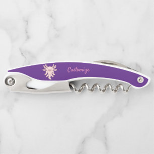 Cute Pink Axolotl Thunder_Cove  Corkscrew