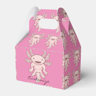 Cute Pink Axolotl Thunder_Cove Favour Box