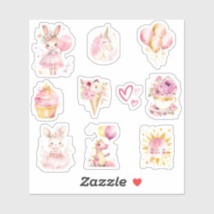Cute Pink Baby Girl Baby Shower