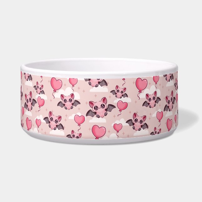 Cute pink bats and hearts  (Front)