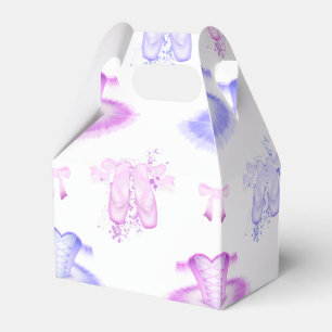 Cute Pink Birthday Ballerina Tutu Ballet Favour Box