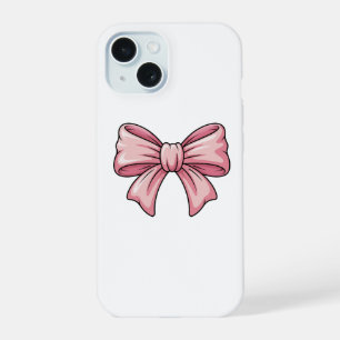 Cute Pink Bow Coquette Aesthetic iPhone Case
