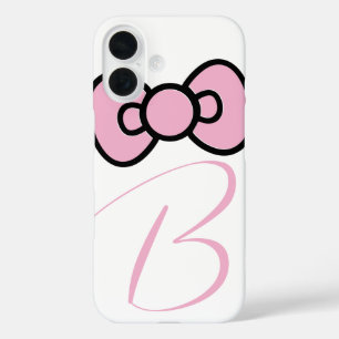 Cute Pink Bow Whimsical  iPhone 16 Case