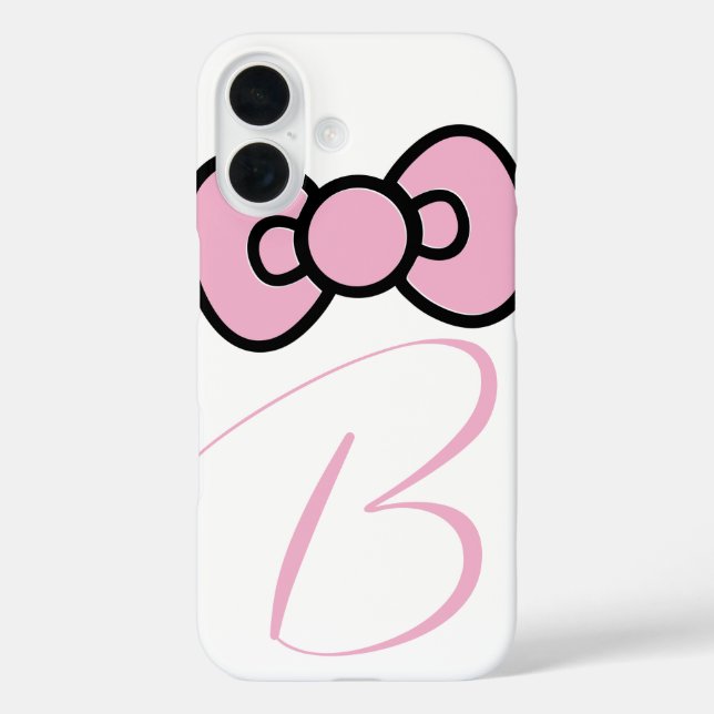 Cute Pink Bow Whimsical  Case-Mate iPhone Case (Back)