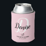 Cute Pink Bridesmaid Gift Can Cooler<br><div class="desc">Pink Bridesmaid Gift Can Cooler Bachelorette Party Gifts Bachelorette Party Favours Pink Bridesmaid Gift Ideas Can Hugger</div>