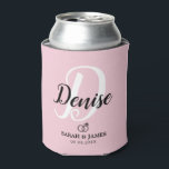 Cute Pink Bridesmaid Gift Can Cooler<br><div class="desc">Pink Bridesmaid Gift Can Cooler Bachelorette Party Gifts Bachelorette Party Favours Pink Bridesmaid Gift Ideas Can Hugger</div>