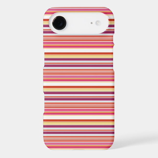 Cute pink brown stripes (Back)