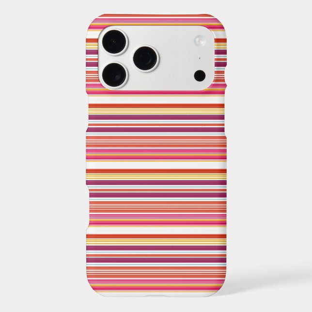 Cute pink brown stripes (Back)