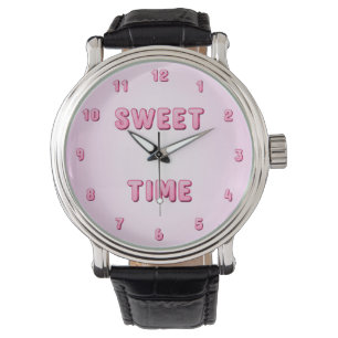 Cute Pink Candy Sweet Time Watch