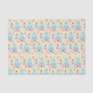 Cute Pink Christmas Nutcracker Ballerina Tissue Paper