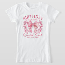 Cute Pink Coquette Birthday Party Girly Bow