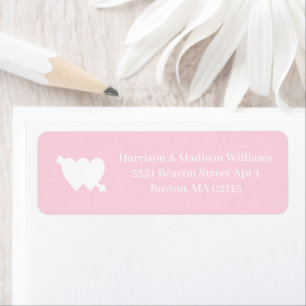 Cute pink cupid hearts modern Valentine's Day