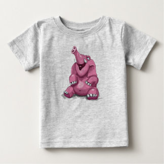 Cute Pink Elephant Baby T-Shirt