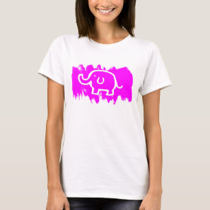 Cute Pink Elephant T-Shirt