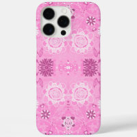 Cute pink exquisite handpainted pattern background
