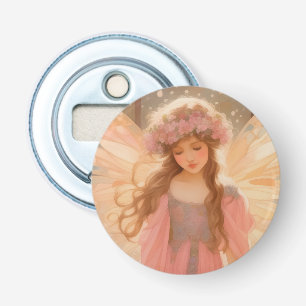 Cute Pink Fairy Fantasy Painting Bottle Opener