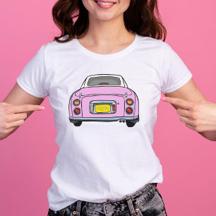 Cute Pink Figaro Car Figarations Graphic T-Shirt