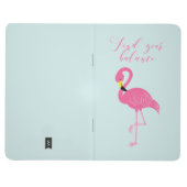 Cute Pink Flamingo "Find Your Balance" Journal (Outside)