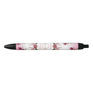 Cute Pink Floral Future Nurse Pen
