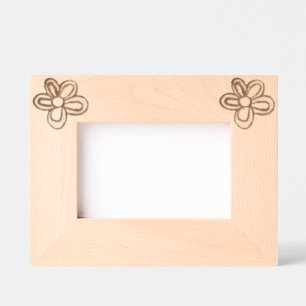 Cute pink flower etched frames