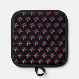 Cute Pink Flower Pot Holder