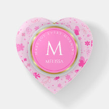 Cute Pink Flowers Pattern, Girly Floral Design
