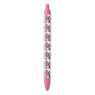 Cute Pink French Poodle Retro Writing Pen Gift