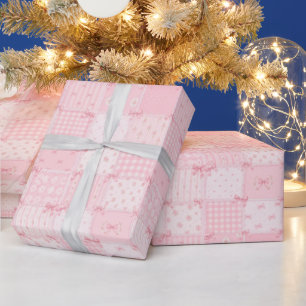 Cute Pink Girly Gift Wrapping Paper Roll