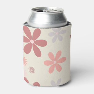 cute pink girly glitter girl  can cooler