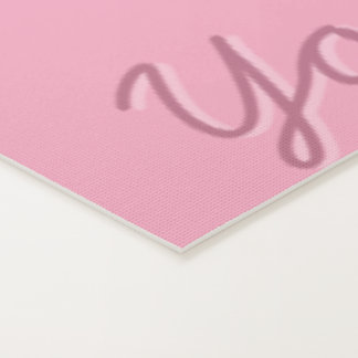 Cute Pink Girly Yoga Mat