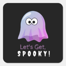 Cute Pink Google Eyes Ghost: Spooky & Whimsical