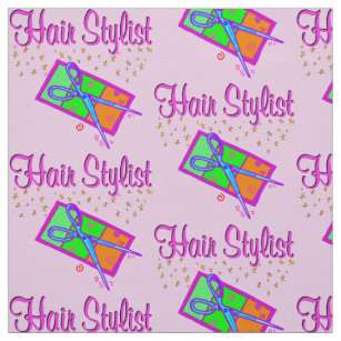 Hair Salon Fabric Zazzle Co Uk