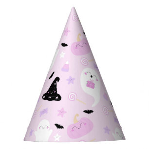 Cute Pink Halloween Party Hat