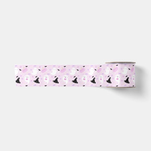 Cute Pink Halloween Satin Ribbon