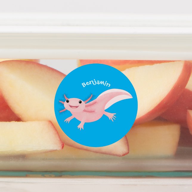 Cute pink happy axolotl (Affixed)