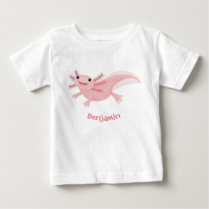 Cute pink happy axolotl baby T-Shirt
