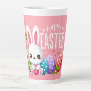 Cute, pink Happy Easter bunny Mug