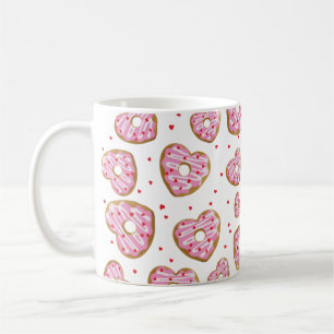 Cute Pink Heart Cookies Coffee Mug