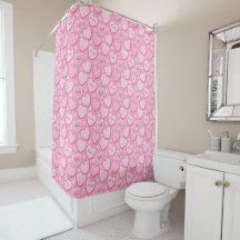 Cute Pink Hearts Girl Kids' Bathroom 