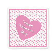 Cute pink hearts romantic pattern 