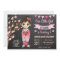 Cute Pink Japanese Kimono Girl Birthday Invitation