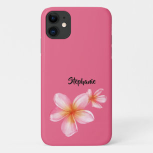 Cute Pink Kath Golap Floral Design iPhone 11 Case
