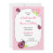 Cute Pink Ladybug Invitation