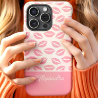Cute Pink Lipstick Kisses Script Name
