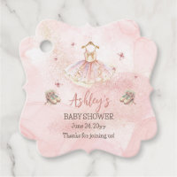 Cute Pink Little Ballerina Tutu Girl Baby Shower