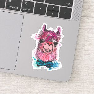 Cute Pink Llama